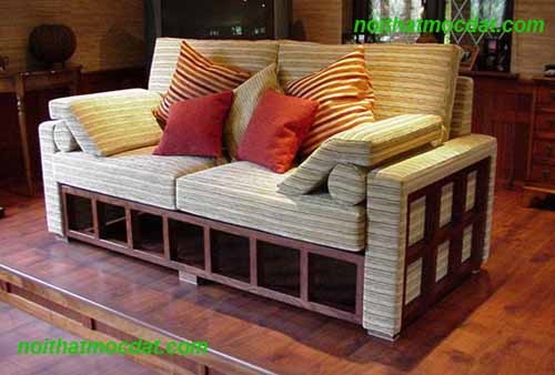 GHÊ SOFA GỖ ĐẸP  MS 42